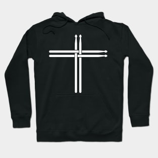 Drum Stick Cross Hoodie